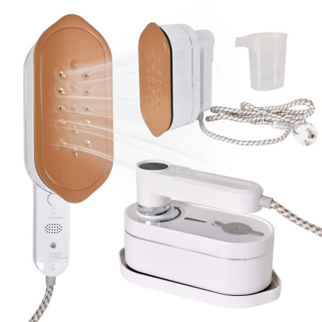 Défroisseur Vapeur Portable Colexy - Fer à Repasser de Voyage avec Base Anti-Brûlure
