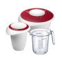 Set Pâtisserie Westmark 3 Pièces - Bol et Pichet Mélangeur en Plastique