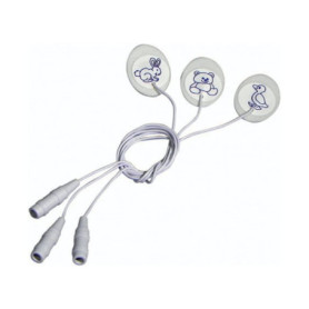 Électrodes ECG Universelles Gima - Lot de 150, Diamètre 23 x 30 mm