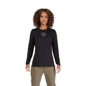 Maillot VTT Femme Fox Racing Ranger LS - Confort et Performance en Noir