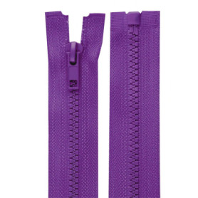Fermeture Éclair Violet 70 cm - 2x Curseur Polyester pour Couture