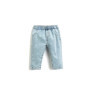 Short en Jean Élastique Indigo Clair pour Bébé Garçon - Koton