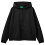 Sweat à Capuche Noir Femme United Colors of Benetton