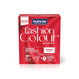 Kit de Teinture Textile Nuncas Fashion Colour Milano Rouge - Prêt à l'Emploi