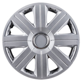 Enjoliveurs CORA Cosmos Ring 14 Pouces - Lot de 4 en Gris Aluminium