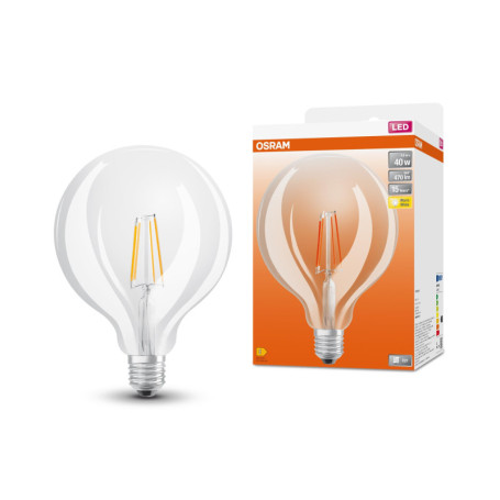 Ampoule LED Osram Star Globe E27 470 Lumens Blanc Chaud