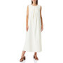 Robe Élégante Sans Manche en Blanc Cassé - United Colors of Benetton