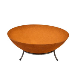 Braséro en Fonte Köhko Braga - Bol à Feu Ronde 45 cm pour Jardin et Terrasse