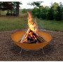Braséro en Fonte Köhko Braga - Bol à Feu Ronde 45 cm pour Jardin et Terrasse
