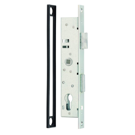 Serrure à larder galvanisée GAH-ALBERTS - Dimensions 197x38 mm