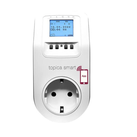 Minuterie Intelligente Grässlin Topica avec Contrôle Bluetooth et Fonction Astronomique