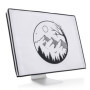 Housse de Protection pour Écran 27-28" - kwmobile Noir-Blanc