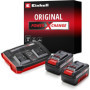 Kit de démarrage Einhell Power X-Change avec 2 batteries 3,0 Ah et chargeur rapide