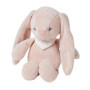 Nattou Pomme le Lapin Mini-Peluche avec Hochet - Rose Poudré