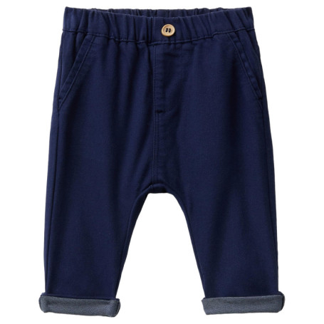 Pantalon Uni en Coton United Colors of Benetton - Modèle 4AU0AF018