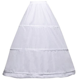Jupe Cerceau Mi-Longue pour Femme - Accessoire de Mariage et Soirée