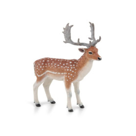 Figurine de Daim Européen Papo - Jouet Éducatif pour Enfants à Partir de 3 Ans