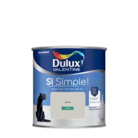 Dulux Valentine Peinture Si Simple - Intérieur Multi-Supports Couleur Le Lin 0,5 L