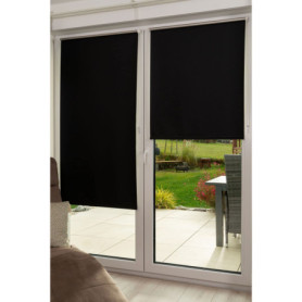 Store Enrouleur Occultant Thermique Noir 250 x 110 cm - Khome