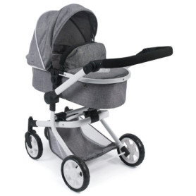 Poussette de Poupée Mika 2 en 1 - Bayer Chic 2000 pour Enfants de 4 à 8 Ans