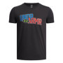 T-Shirt Sport Garçon Under Armour Noir/Blanc Ultra-Doux