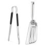 Spatule Pince en Inox Navaris pour Barbecue et Cuisine