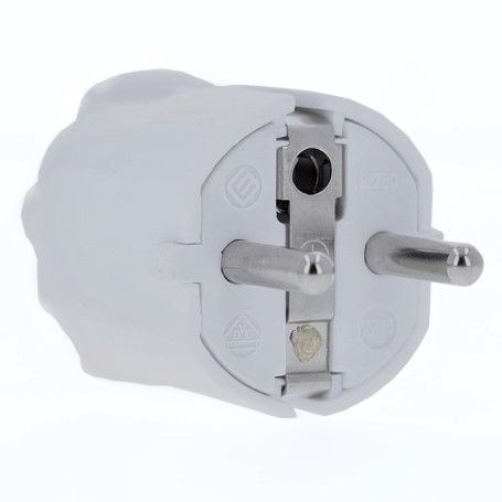 Prise électrique de sécurité as - Schwabe 230 V 16 A - Blanc