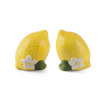 Set de Sel et Poivre Amalfi en Céramique Jaune - Excelsa