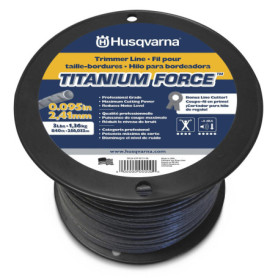 Fil de Coupe Husqvarna Titanium Force pour Débroussailleuse - 256 m - Haute Performance