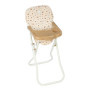 Chaise Haute Alex pour Poupées avec Plateau Rétractable
