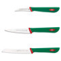 Sanelli Lot de 3 Couteaux Professionnels pour Fruits et Légumes