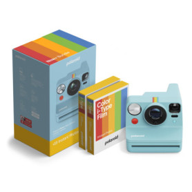Appareil Photo Instantané Polaroid Now+ Gen3 Artic Blue avec Film Couleur