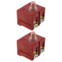 Interrupteur ECSiNG pour Meuleuse D'Angle - 2 Pièces Compatible Makita