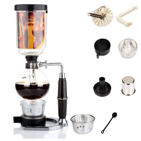 Cafetière à Siphon en Verre Japonais - 1 à 3 Tasses