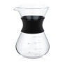 Cafetière Manuelle Aramox en Verre Borosilicate avec Filtre Permanent 400ml