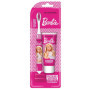 Kit de Nettoyage Oral Barbie pour Enfants - Brosse à Dents Douce et Dentifrice Fraise-Caramel