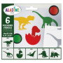 Set de 6 Pochoirs Dinosaures pour Enfants - Décoration Créative