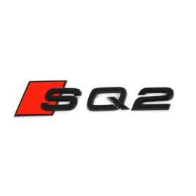 Autocollant Audi SQ2 Black Edition - Émblem Noir/Rouge