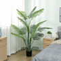 Palmier Artificiel HOMCOM 170 cm avec Pot - Plante Décorative Intérieure