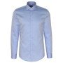 Chemise d'affaires en coton bleu pour homme - Seidensticker