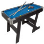 Table Multijeux Pliable ColorBaby - Billard et Ping-Pong pour Enfants