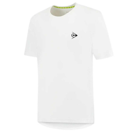 T-shirt Club DUNLOP pour Homme - Maillot de Tennis Blanc