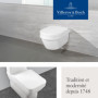 Abattant WC Villeroy & Boch Architectura Compact en Duroplast Blanc