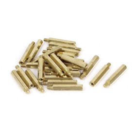 Entretoises Hexagonales en Laiton M4 x 30mm - 25 Pièces