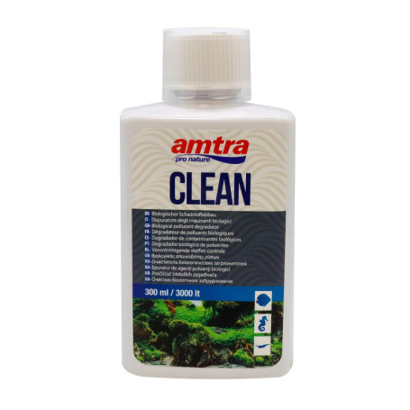 Amtra Clean - Purificateur d'Eau Naturel pour Aquariums 300 ml