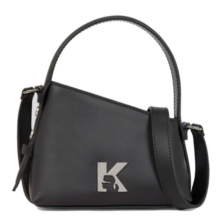 Mini Sac Cuir Noir KLJ Geo de Karl Lagerfeld Jeans