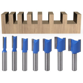 APlus Jeu de 7 Fraises en Carbure de Tungstène pour Fraisage du Bois