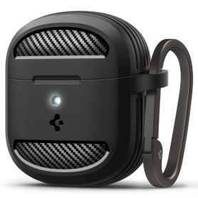 Coque Spigen Rugged Armor pour Google Pixel Buds A Série 2 - Noir Mat
