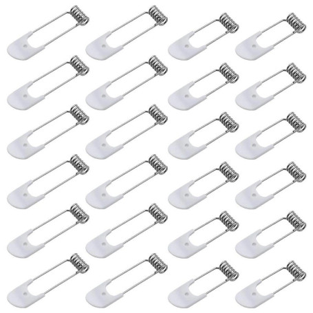 SRunDe 24 Anneaux de Fixation à Ressort pour Lampes LED GU10/MR16