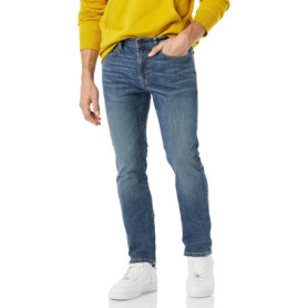 Jean Ultra Extensible Homme - Coupe Cintrée Délavé Moyen